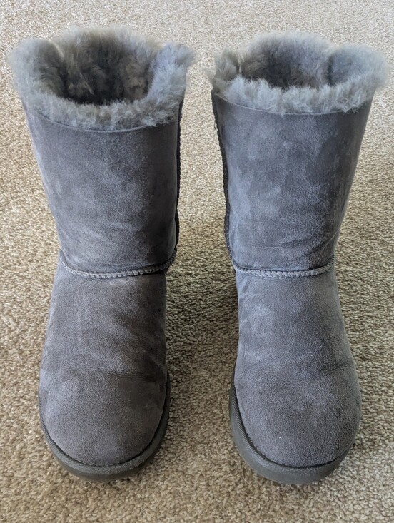 UGG Shoes - UGG Bailey Bow Boots, Women's -  Grey